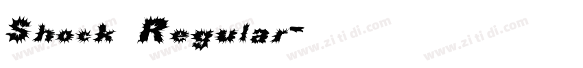 Shock Regular字体转换